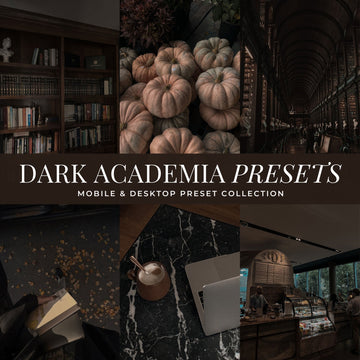 The Best Dark Academia Lightroom Presets By Lou And Marks Presets Best presets for Instagram aesthetics