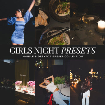 Girls Night Film Lightroom Presets For Photographers and Instagram Influencers Photo Editing In Adobe Lightroom By Lou And Marks Presets