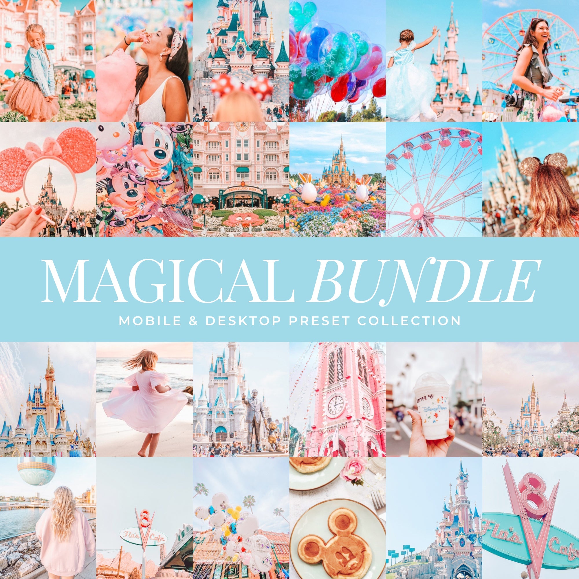 The Disney Bundle Best Lightroom Presets For Photographers and Instagram Influencers Photo Editing In Adobe Lightroom By Lou And Marks Presets