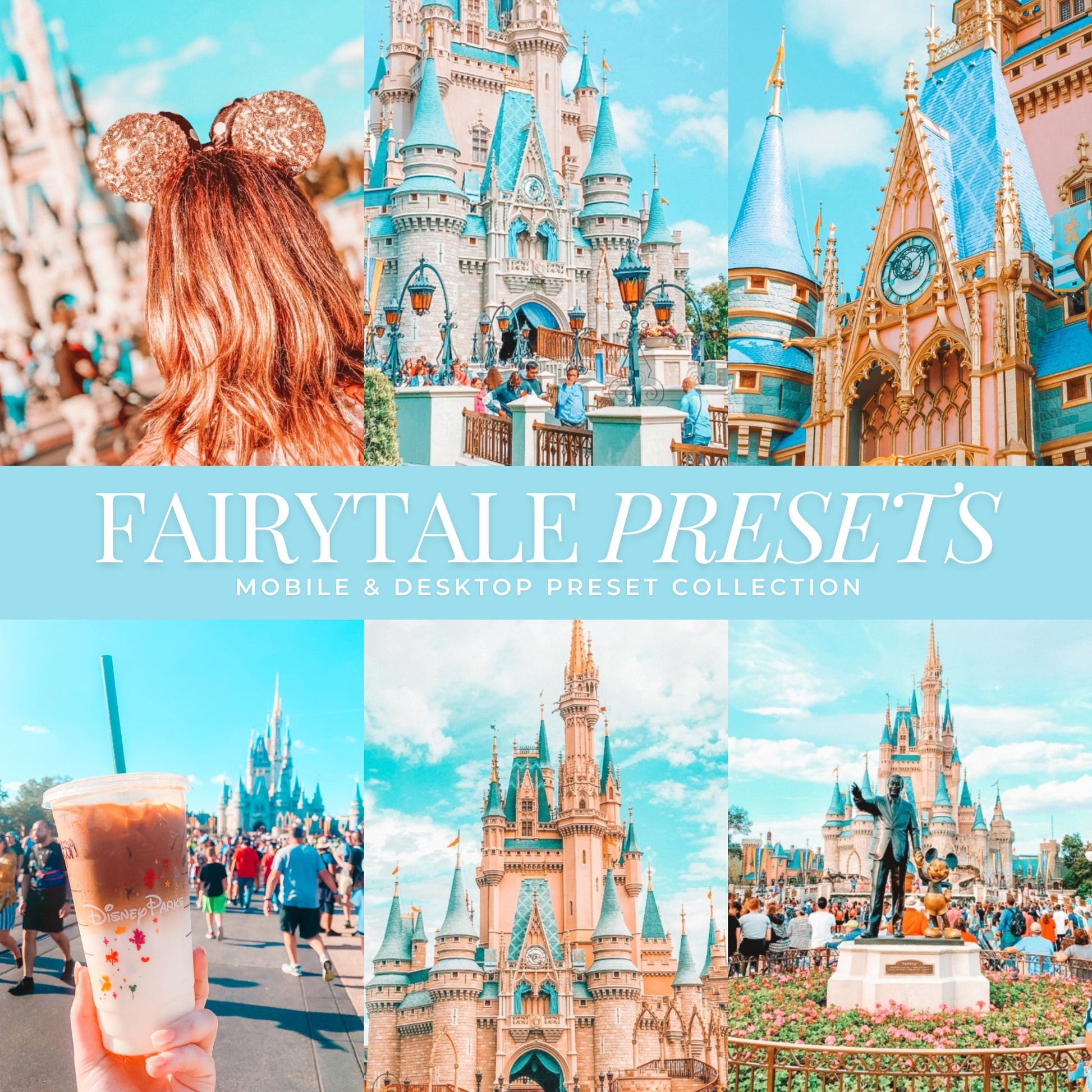 Magical Disney Lightroom Presets And Disneyland Instagram Filter Bundle Lightroom Presets by Lou and Marks Presets