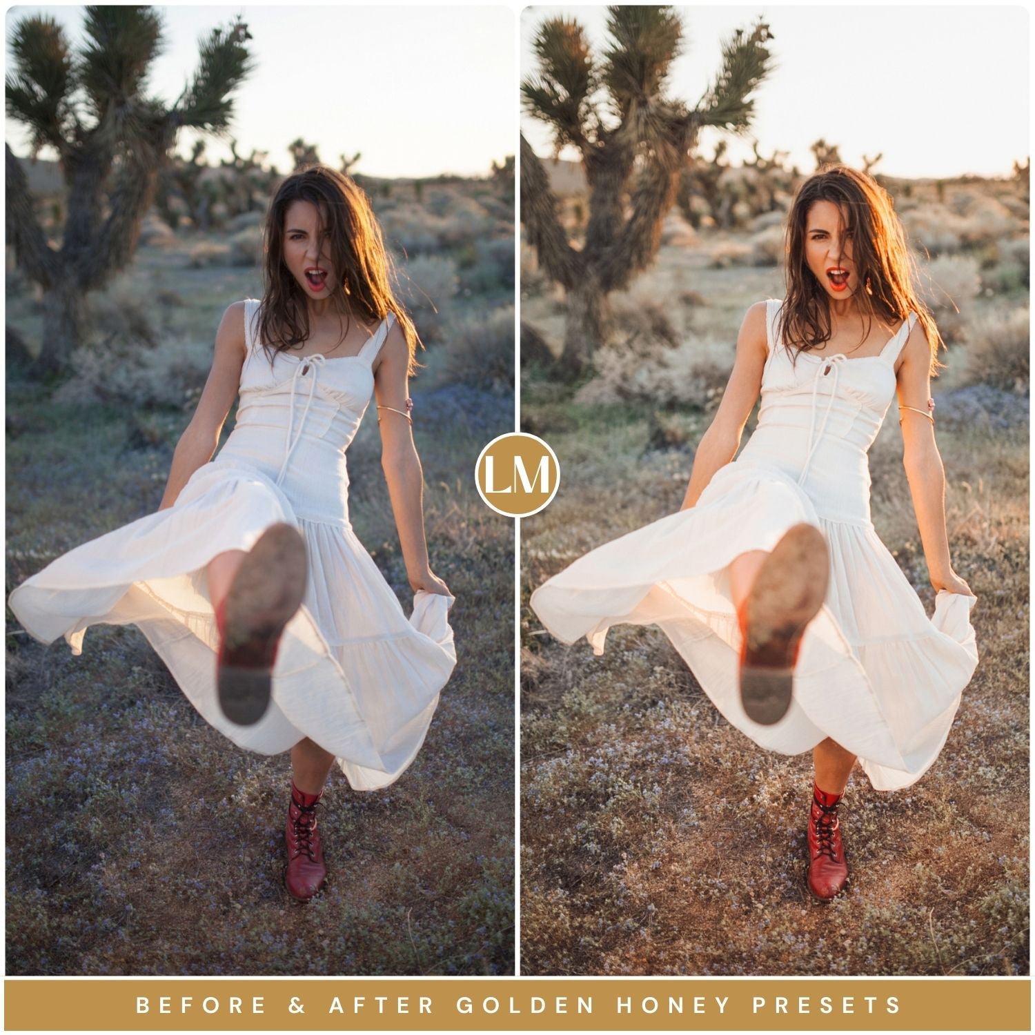Golden Honey Lightroom Presets by Lou and Marks Presets