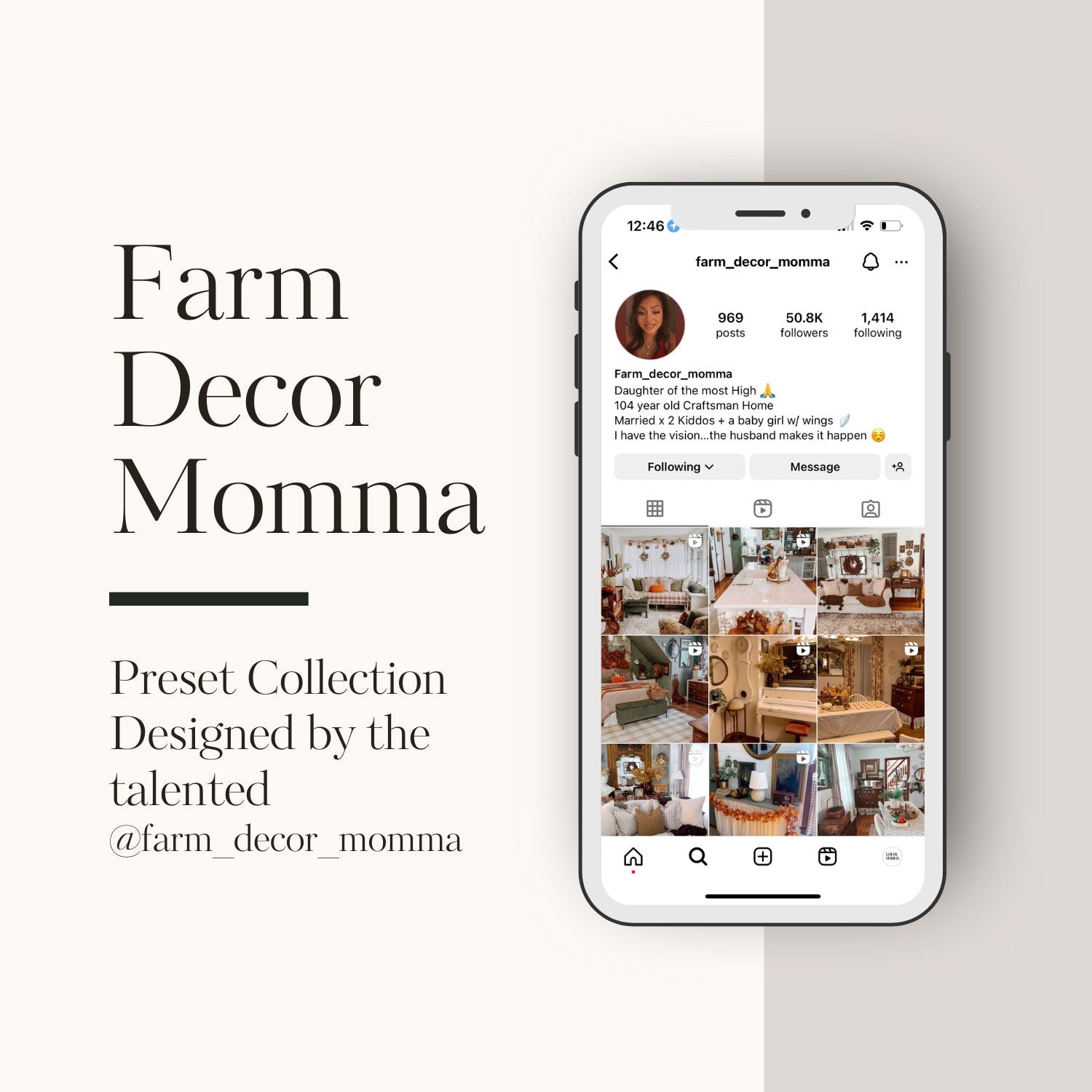 Farm Decor Mama Presets