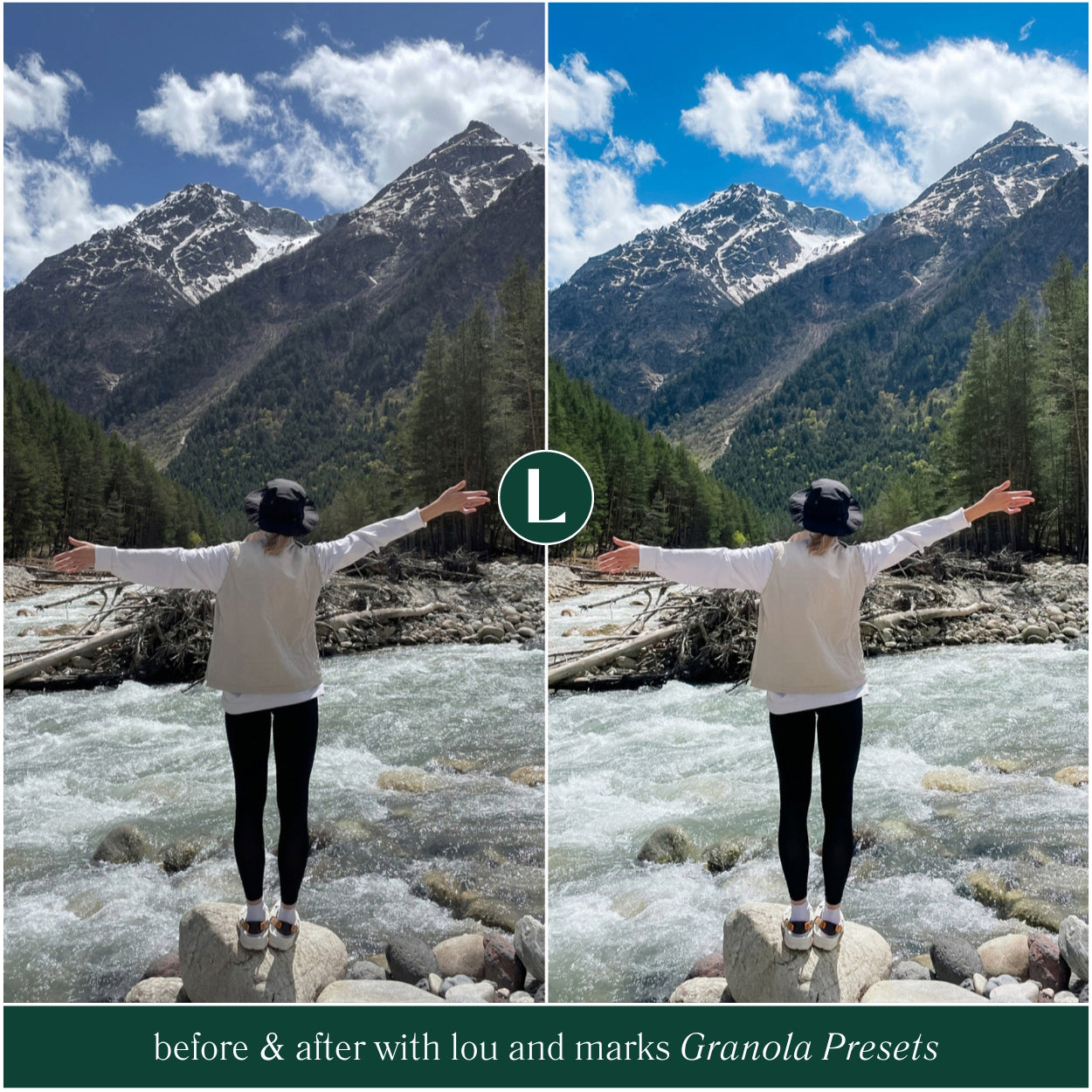 Granola Lightroom Presets for photographer and Instagram influencer photo editing in Adobe Lightroom by Lou And Marks Presets Mobile & Desktop