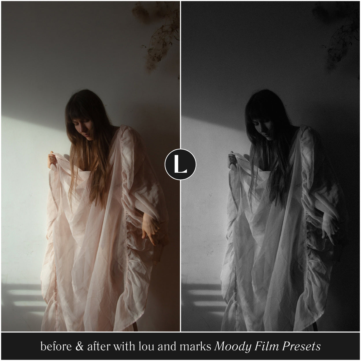 Black And White Moody Film Lightroom Presets For Photographers And Photo Presets For Instagram By Lou And Marks Presets