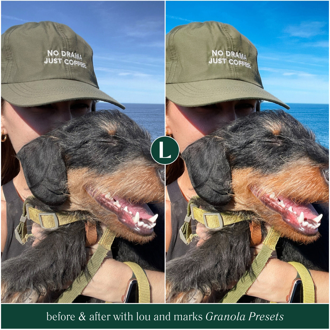 Granola Lightroom Presets for photographer and influencer photo editing in Adobe Lightroom by Lou And Marks Presets