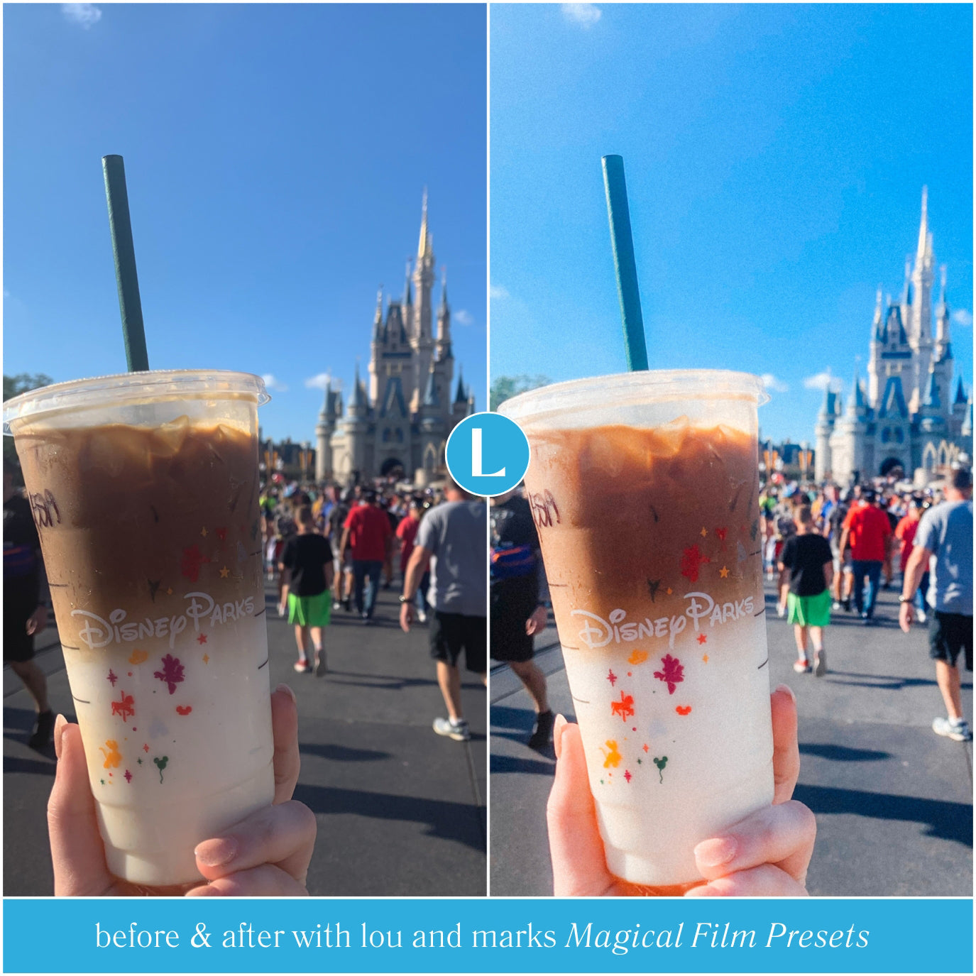 Magical Disney Film Lightroom Presets for Disney Photo editing for photographers and Instagram Influencers in Adobe Lightroom by Lou And Marks Presets For Disneyland Aesthetics