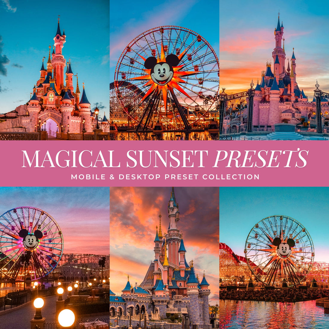 Magical Sunset Disney Presets By Lou And Marks Presets