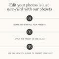 how to use presets