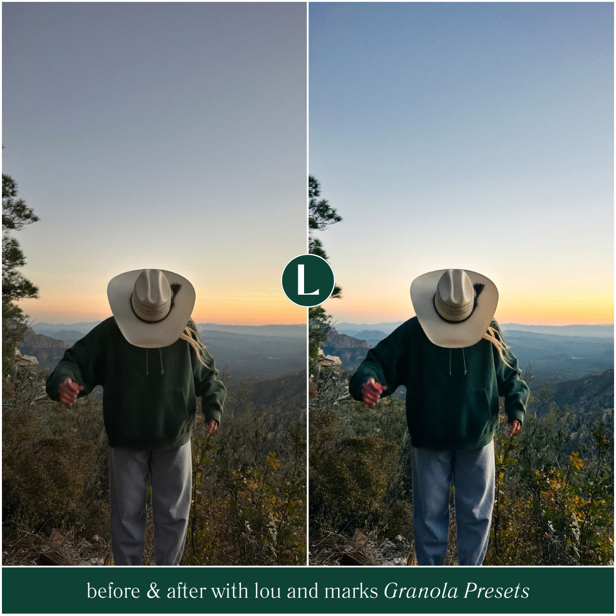 Granola Lightroom Presets for photographer and Instagram influencer photo editing in Adobe Lightroom by Lou And Marks Presets