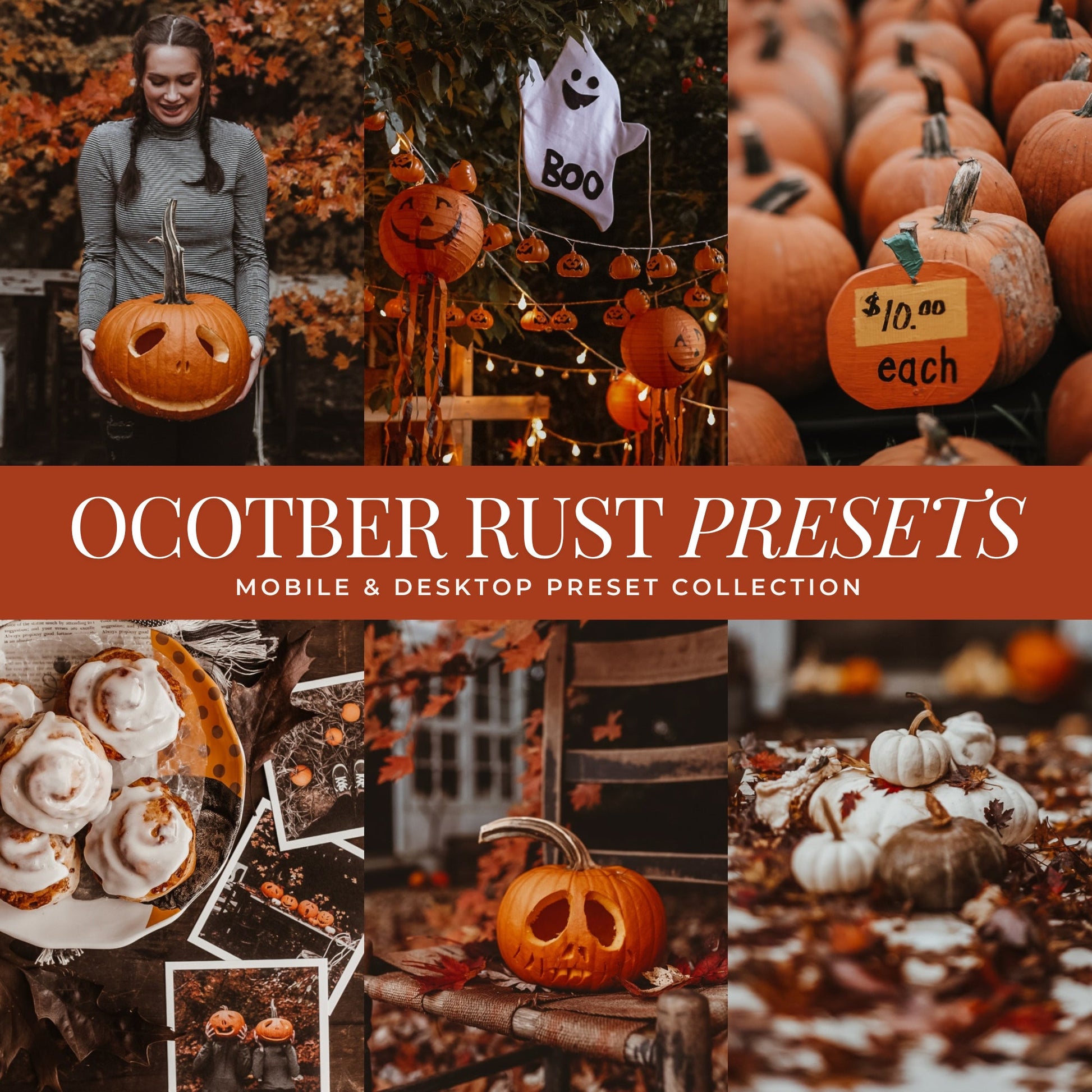 October Rust Fall Lightroom Presets And Halloween Photo Filters By Lou And Marks Presets