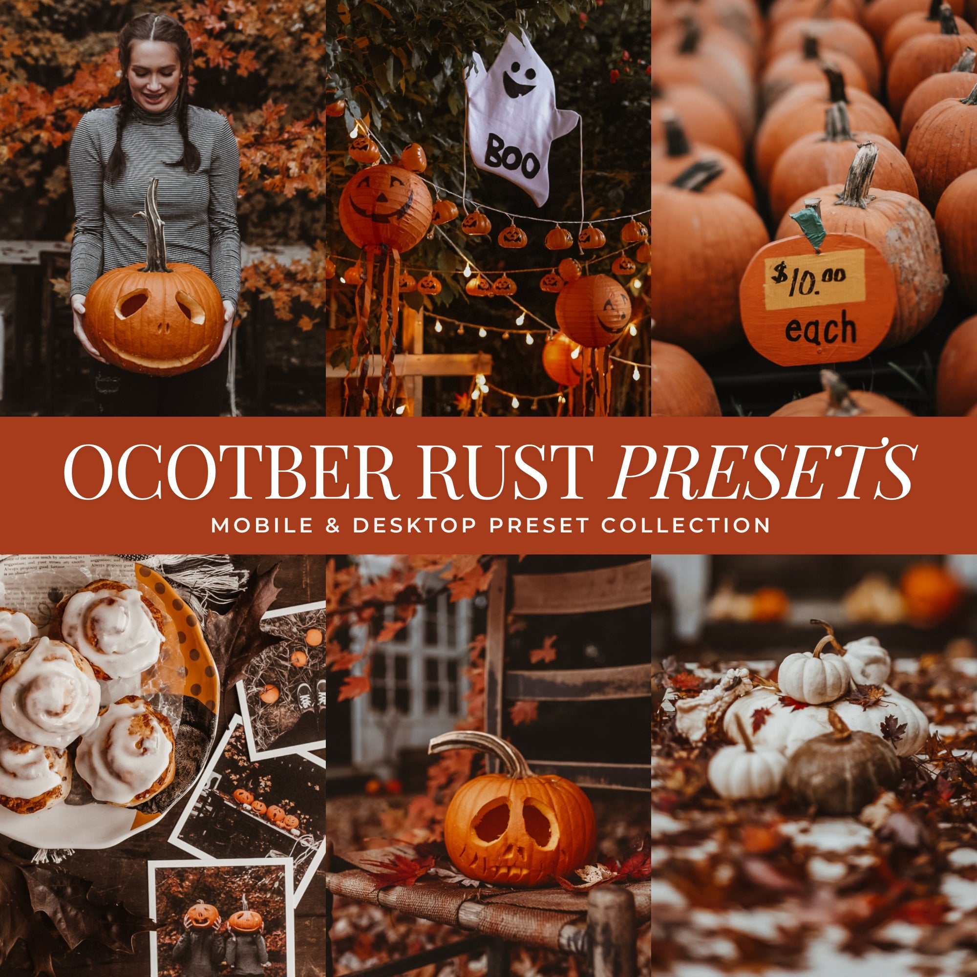 October Rust Fall Lightroom Presets And Halloween Photo Filters By Lou And Marks Presets