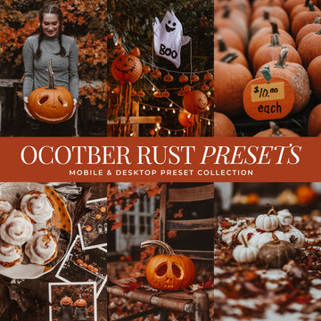 October Rust Fall Lightroom Presets And Halloween Photo Filters By Lou And Marks Presets