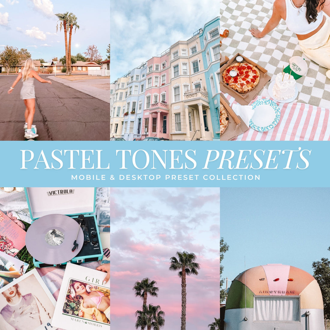 Pastel Lightroom Presets For Photographer Photo Editing in Adobe Lightroom And Instagram Photos