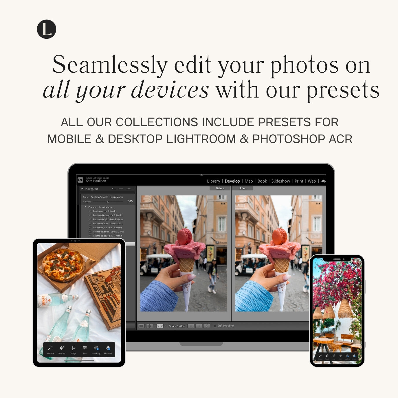 Positano Italy Travel Lightroom Presets for travel photo editing for Instagram Bloggers Mobile And Desktop