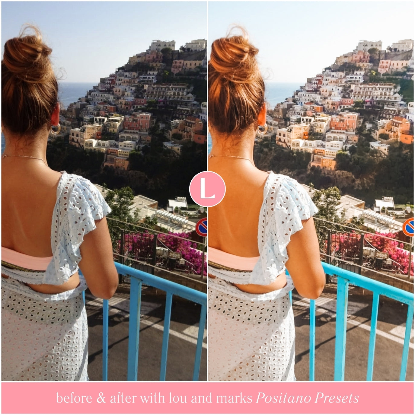 Positano Italy Travel Lightroom Presets for travel photo editing for Instagram Bloggers Travel Filter