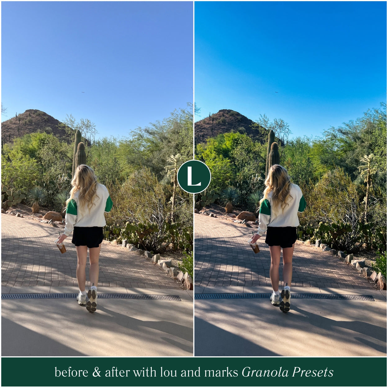 Granola Rich Lightroom Presets for photographer and Instagram influencer photo editing in Adobe Lightroom by Lou And Marks Presets