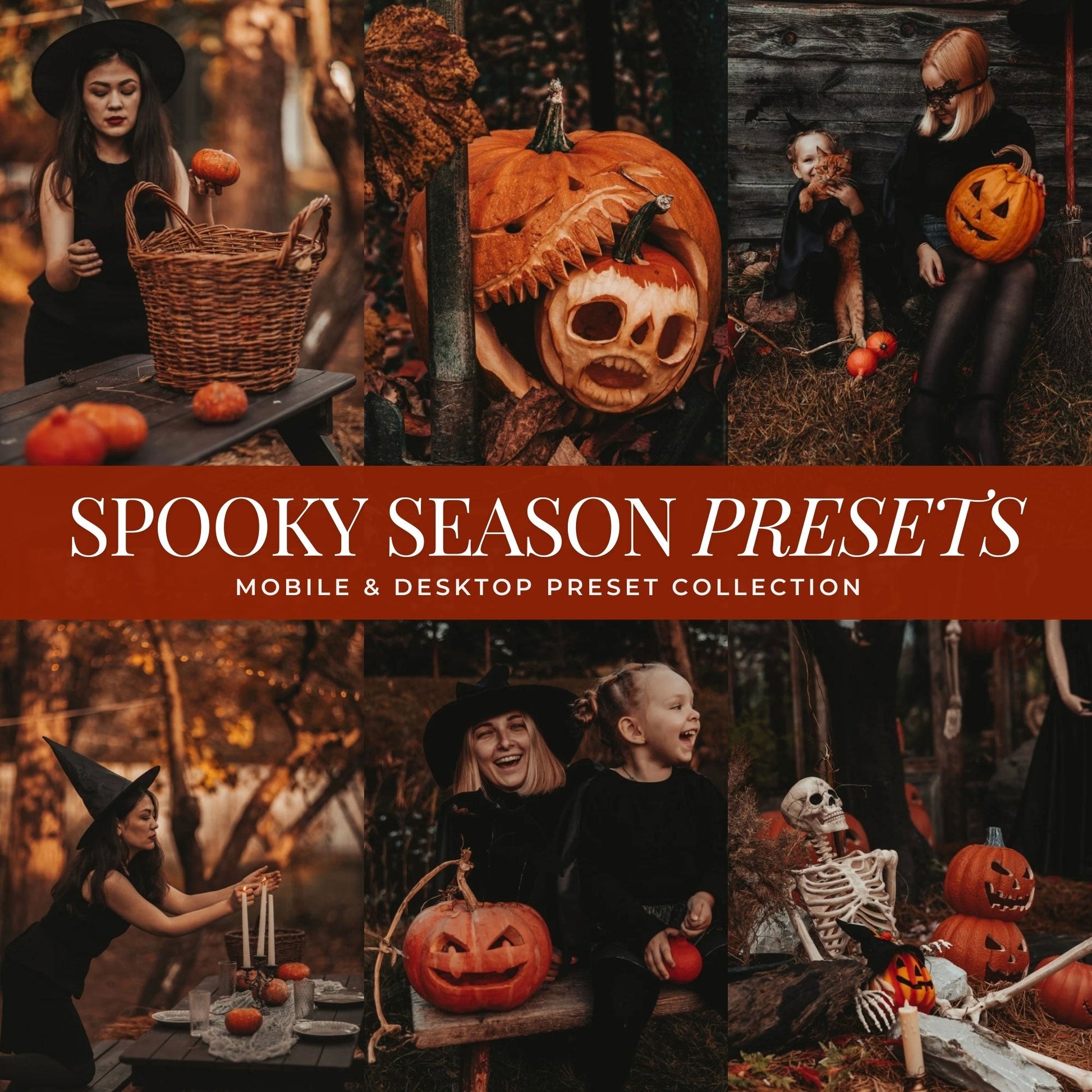 Spooky Season Lightroom Presets By Lou And Marks Fall And Halloween Presets Mobile And Desktop For Instagram And Photographers