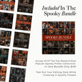 Spooky Halloween Lightroom presets best fall and autumn photo editing filters for instagram and presets for photographers in Adobe Lightroom mobile and Desktop By Lou And Marks Presets