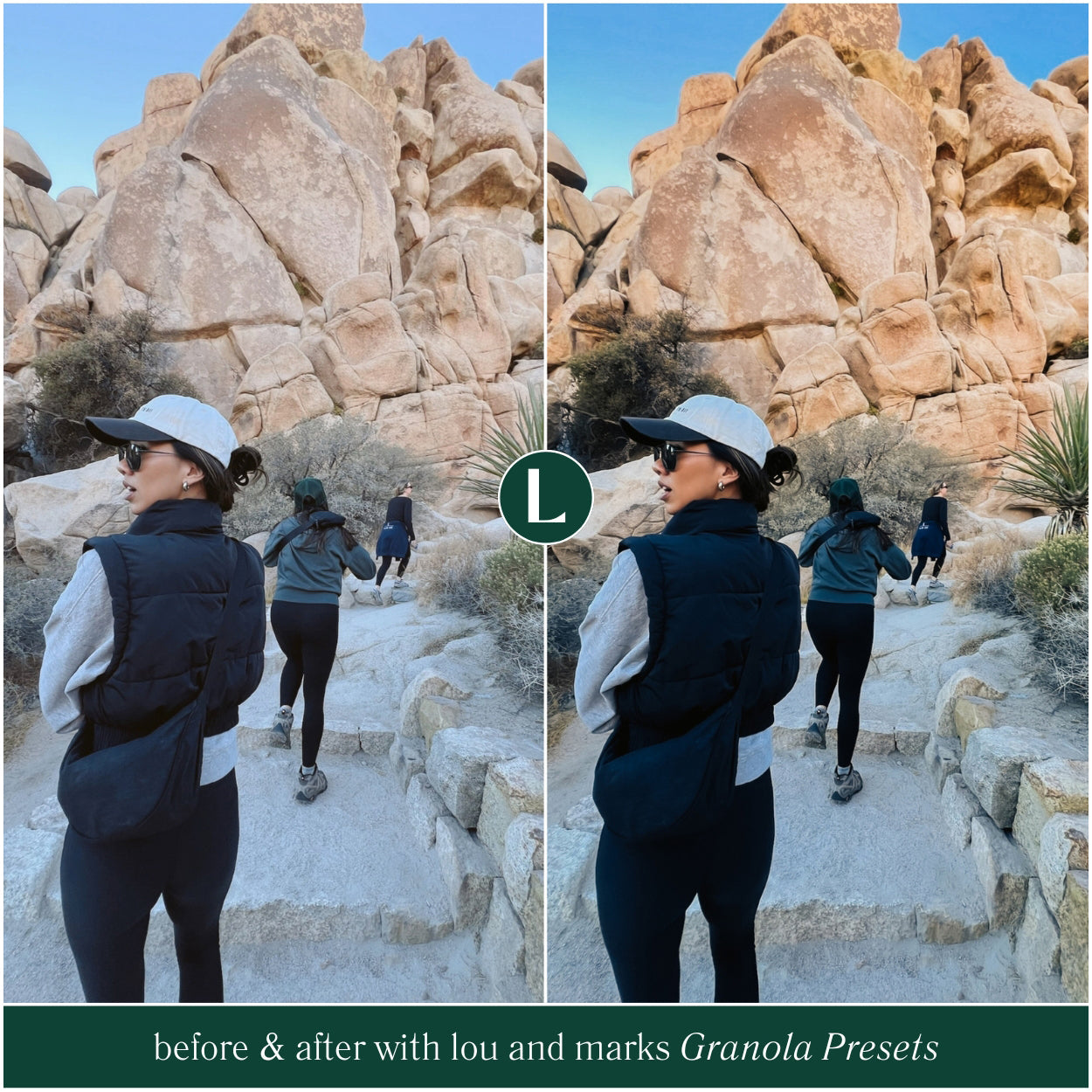 Granola Adventure Lightroom Presets for photographer and Instagram influencer photo editing in Adobe Lightroom by Lou And Marks Presets