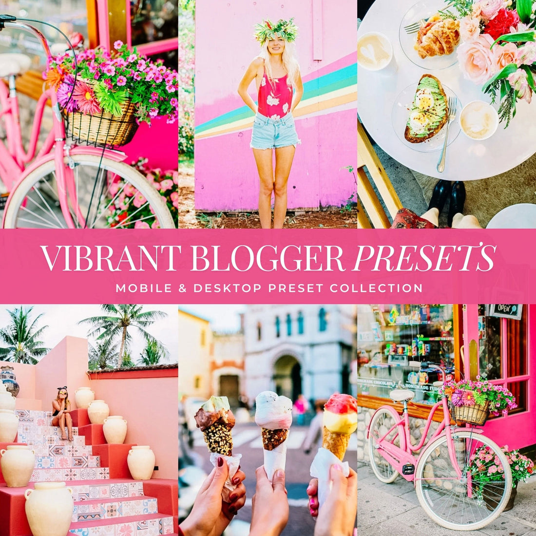 Vibrant Blogger Lightroom Presets By Lou And Marks Presets Mobile And Desktop For Instagram And Photographers