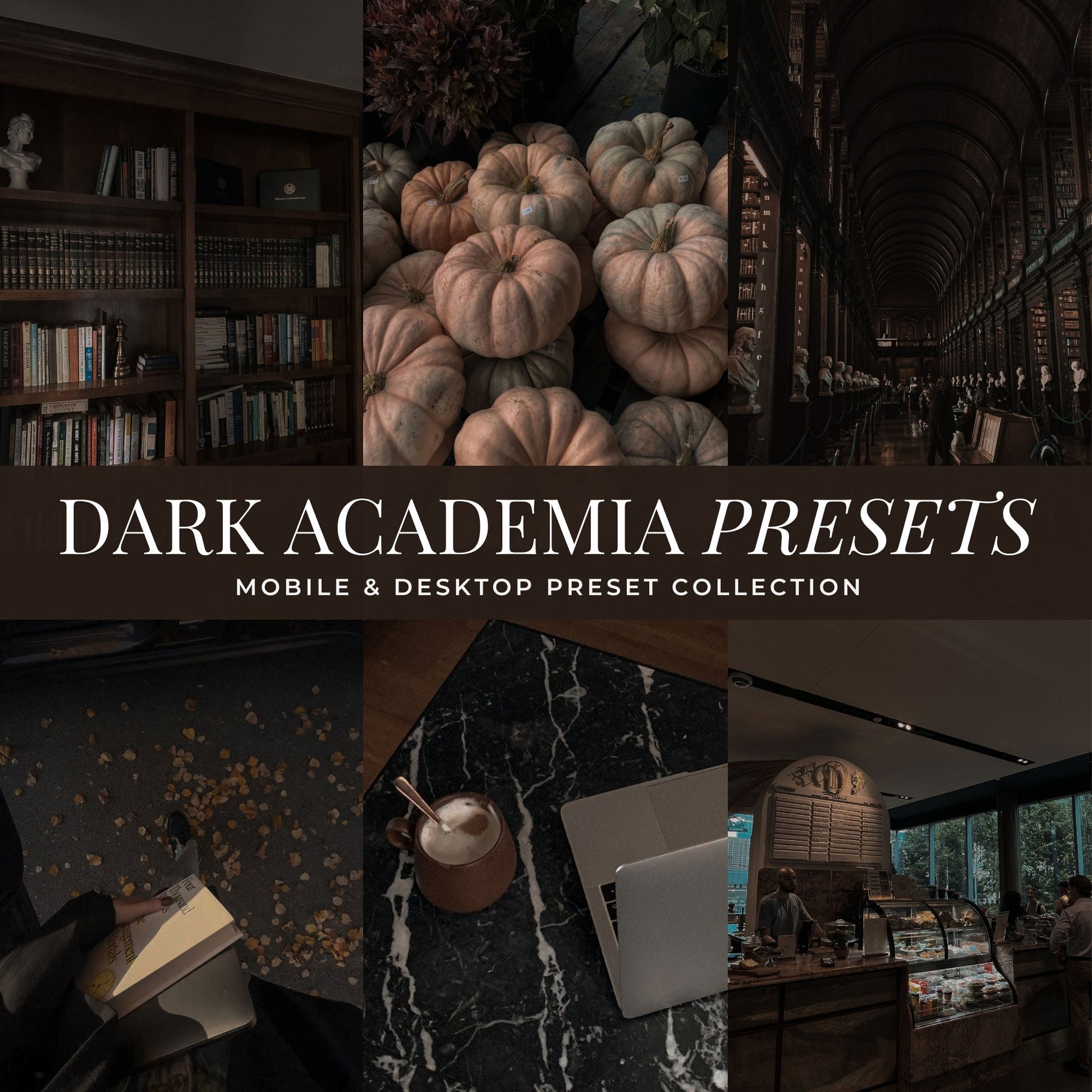 The Best Dark Academia Lightroom Presets By Lou And Marks Presets Best presets for Instagram aesthetics