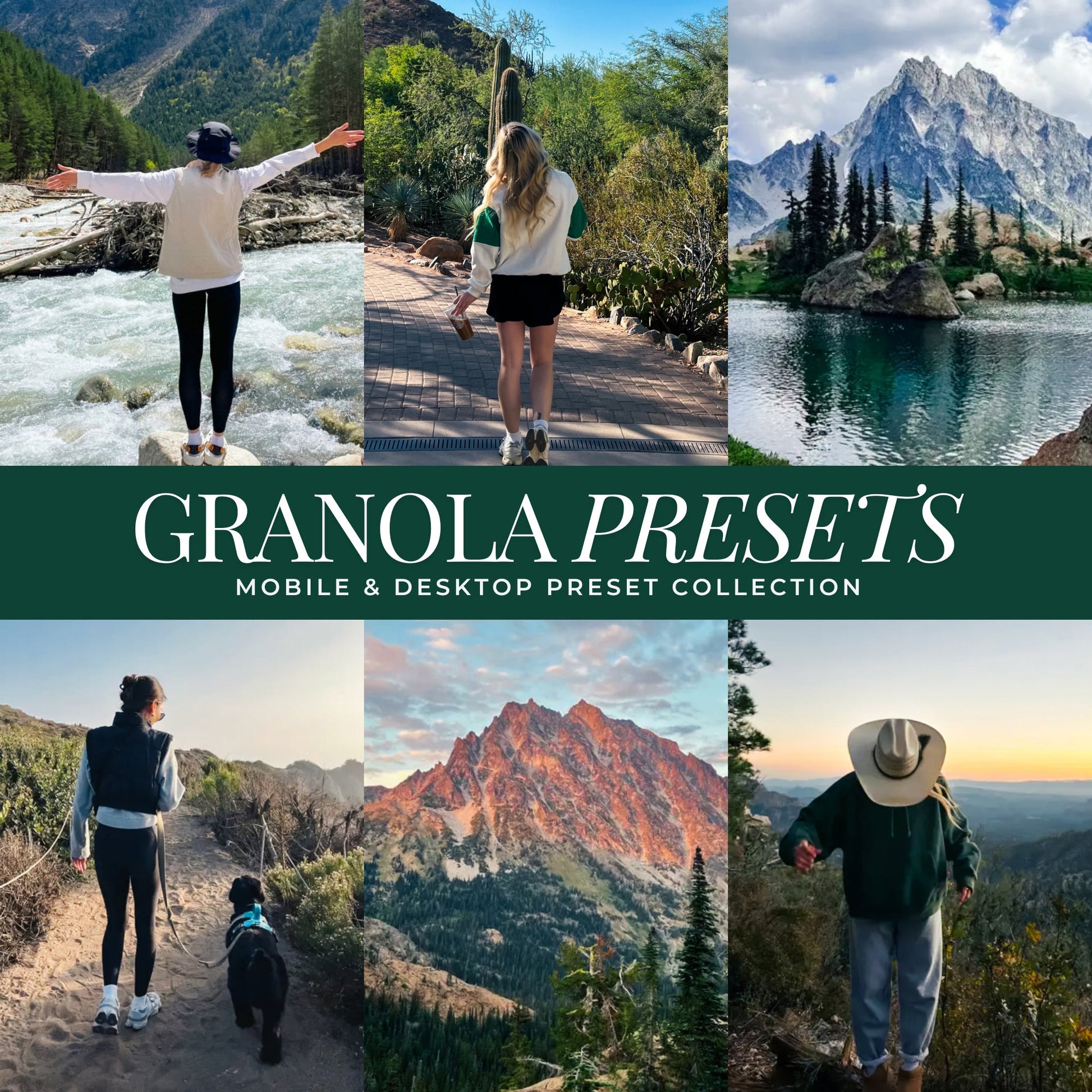 Granola Outdoor Lightroom Presets for photographer and Instagram influencer photo editing in Adobe Lightroom by Lou And Marks Presets