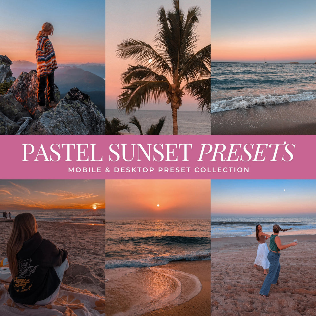 Sunset Lightroom Presets For Photographers and Instagram Influencers Photo Editing In Adobe Lightroom By Lou And Marks Presets